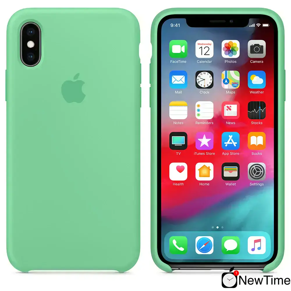 Чохол Apple iPhone XS Silicone Case - Spearmint (MVF52)